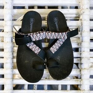Spenco Women's Island Slide Sandal - Black, Size W10